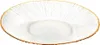 Assiette à dessert en verre doré 21 cm Voir les images du produit 3