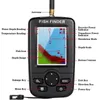 Bezprzewodowy Echosonda iUni XJ-01 z kolorowym ekranem LCD Podgląd zdjęcia produktu 11