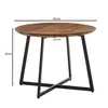 FineBuy tavolino 60x60x45 cm sheesham legno Anteprima dell’immagine prodotto 3