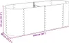 vidaXL Garten-Hochbeet 240 x 80 x 81 cm Verzinkter Stahl Produktbild-Vorschau 17