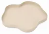 LOFT42 Serva Tablett aus organischem Metall – Beige – Ø40 Produktbild-Vorschau 3