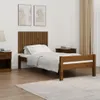 vidaXL Wand-Kopfteil Honigbraun 95,5x3x60 cm Massivholz Produktbild-Vorschau 2