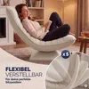Deuba 109637, Stolička na podlahu, Polyester, Krém, Náhľad obrázku produktu 6