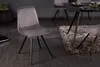 Retro Stuhl AMSTERDAM CHAIR dunkelgrau Samt Designklassiker Produktbild-Vorschau 3
