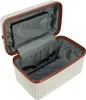 An open white and brown beauty case is shown against a white background. Anteprima dell’immagine prodotto