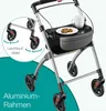 ELONEO Wohnungsrollator 54cm breit, faltbar und leicht, Produktbild-Vorschau 9