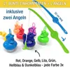 Einhorn Enten Angeln | 21x bunt Unicorn Entchen mit Öse & Produktbild-Vorschau 2