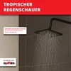 Grafner Regendusche schwarz im Set incl. Kopfbrause, Produktbild-Vorschau 3