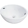 Umywalka nablatowa KERRA KR-40, ceramiczna, biała, 41x41 Podgląd zdjęcia produktu 1