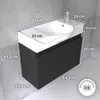 Alpenberger Badezimmermöbel Set | Waschbecken mit Produktbild-Vorschau 6