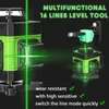 4D laserová vodováha s 16 čarami - samonivelační, USB Náhled obrázku produktu 11