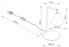 Lampada da scrivania NOX rosa 1xE14  10W acciaio 35x18x18cm Anteprima dell’immagine prodotto 9