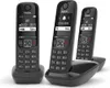 Gigaset AS690 Trio Schwarz DECT Schnurloses Telefon mit Produktbild-Vorschau 2