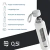 Borraccia in vetro con rivestimento in silicone Wessper – Anteprima dell’immagine prodotto 2