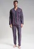 Götzburg Herren Pyjama Set Schlafanzug lang Pure Baumwolle, Produktbild-Vorschau 3