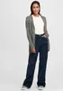 OXMO OXPhilemona Damen Lange Strickjacke Grobstrick Produktbild-Vorschau 2
