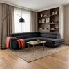 MUFFO Ecksofa WILD L Rechts mit Schlaffunktion 127x195 Produktbild-Vorschau 1