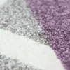 Teppich Wohnzimmer modern Skandinavisches Design in Lila Produktbild-Vorschau 3