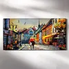 Leinwand Wanduhr Wandkunst Uhr Quarz 60x30 Gemälde Budapest Produktbild-Vorschau 2