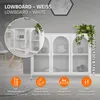 ML-Design Witryna 120x93x40cm Biała witryna z 4 Podgląd zdjęcia produktu 2