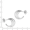 Zeeme Basic Ohrstecker 925/- Sterling Silber 1,6cm weiß Produktbild-Vorschau 3