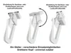 200x Duo X-Gleiter, Universal-Gleiter, Faltengleiter, mit Produktbild-Vorschau 3