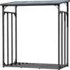 Metall Kaminholzregal Anthrazit XXL 185 x 70 x 185 cm Produktbild-Vorschau 9