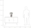 BELIANI Lampa stołowa przezroczysta szara szklana 47 cm Podgląd zdjęcia produktu 9