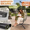 Poltrona sospesa ELONEO con struttura, comoda sedia a Anteprima dell’immagine prodotto 4