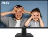 A woman and a child making funny faces with their hands over their eyes, displayed on an MSI monitor. Produktbild-Vorschau