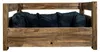 Hundebett aus Massivholz 90x57x45 cm – Braun, Natur oder Produktbild-Vorschau 3