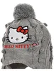 Mütze mit Zöpfen Hello Kitty Grau 48 cm Produktbild-Vorschau 2