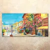 Coloray Glasbild 140x70  Wandbild Glasbilder Haus Straße Produktbild-Vorschau 2