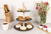 Servierständer mit 3 Ebenen Excellent Houseware, Schiefer, Produktbild-Vorschau 19