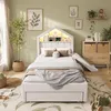 Flieks Kinderbett 90x200cm mit Rutsche und Led, Polsterbett Produktbild-Vorschau 2