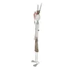 Clayre & Eef Dekorationsfigur Kaninchen 88 cm Weiß Rosa Produktbild-Vorschau 2