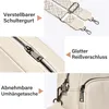 Crossbody Bag Damen,PU Handtasche mit Abnehmbarem Produktbild-Vorschau 2