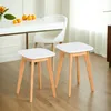 Relaxdays Esszimmerhocker, 2er Set, Bambus, MDF, Küche, Produktbild-Vorschau 3
