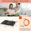 Klarstein Firetale, płyta gazowa, 4 palniki, 60 cm, palniki Podgląd zdjęcia produktu 6