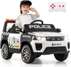 COSTWAY 12V Kinder Elektroauto Polizei, Kinderauto Produktbild-Vorschau 1