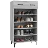 vidaXL Schuhschrank Grau Sonoma 60x35x105 cm Holzwerkstoff Produktbild-Vorschau 5