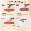 Nagelknipser, 2-in-1 Elektrischer Nagelschneider & Produktbild-Vorschau 6