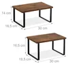 Relaxdays Tischregal 2-tlg. Set, Küchenorganizer für Produktbild-Vorschau 6