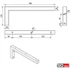 SOTECH Wandkonsole L-Winkel WK400 400 x 150 x 30 mm Produktbild-Vorschau 6