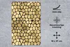 MuchoWow® Mauspad Mousepad Muster - Formen - Gold 18x27 cm Produktbild-Vorschau 2