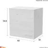 Flex-Well Oberschrank 60 cm breit, 54,8 cm hoch SAMOA Produktbild-Vorschau 4