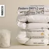 RIBECO GERMANY Federbettdecke 135x200 cm – Wärmeklasse Produktbild-Vorschau 5