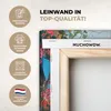 MuchoWow® - Leinwandbilder - Landschaft - Blumen - Natur - Produktbild-Vorschau 3