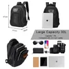 30L Rucksack Herren, Wasserdicht Laptop Schulrucksack, Produktbild-Vorschau 9