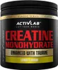 A black tub of Activlab Creatine Monohydrate with lemon flavour. Náhled obrázku produktu